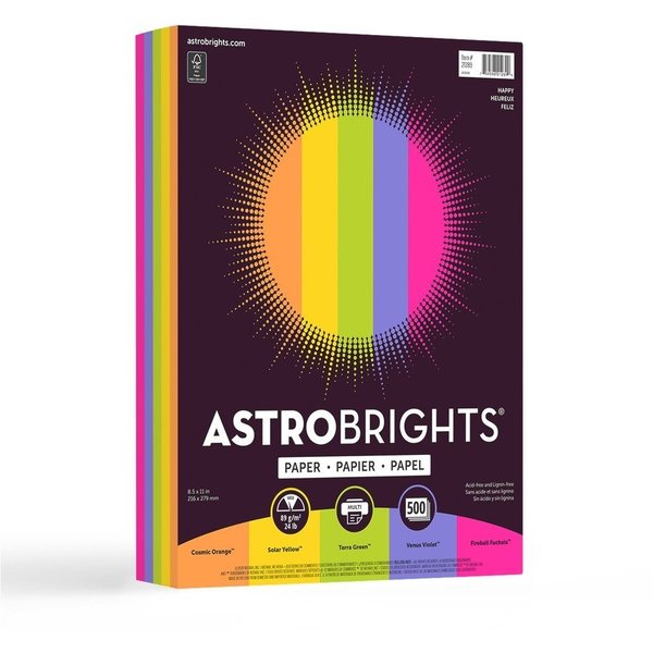 Astrobrights Paper, Astrobrt, 24#, Happyast Pk WAU21289